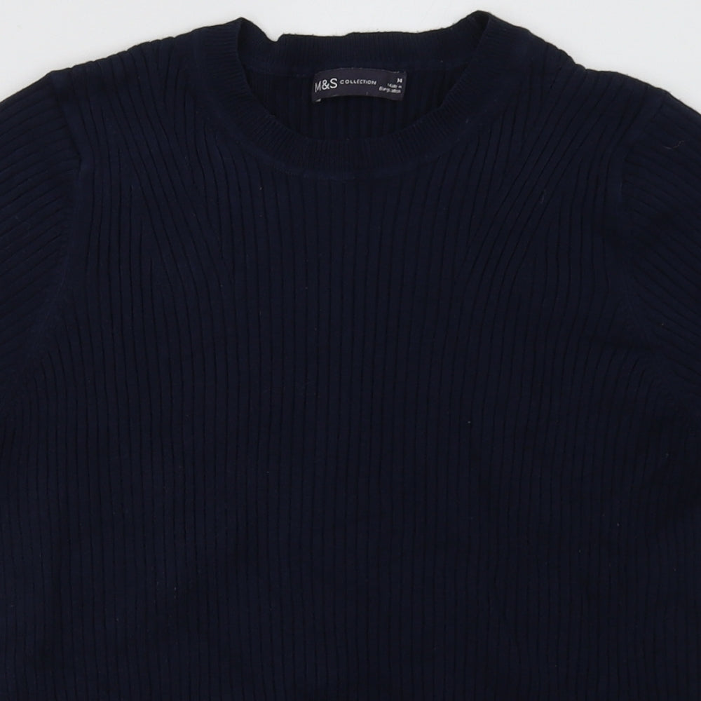 Womens UK Size 14 Marks and Spencer Blue Pullover Sweatshirt