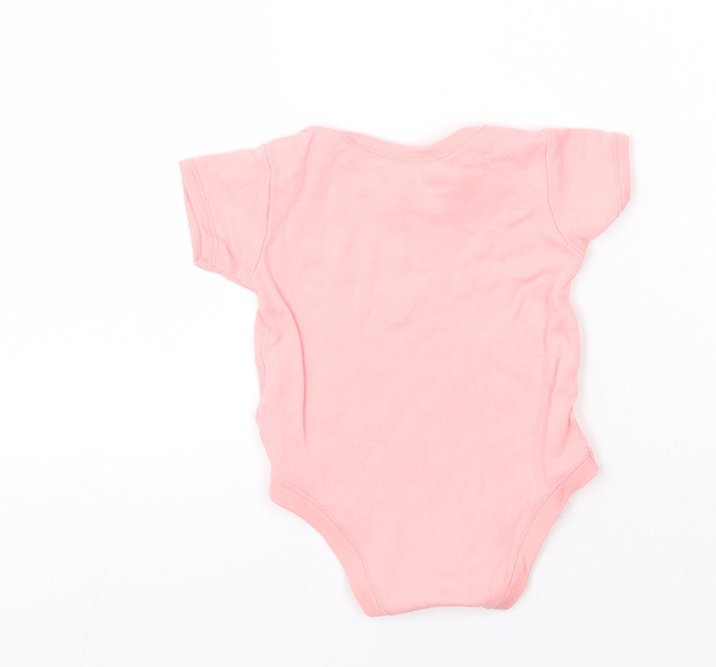 Matalan Girls Pink  Cotton Babygrow One-Piece Size 3-6 Months  Snap - Cutie