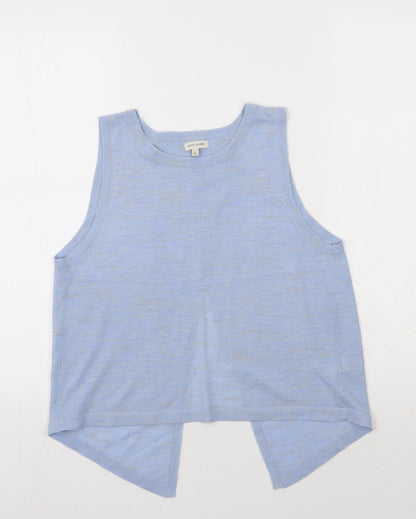 Womens UK Size 6 River Island Blue Basic Tank