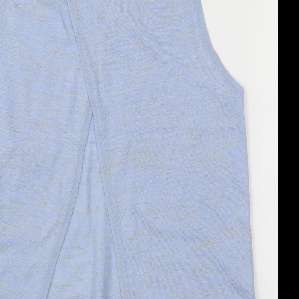 Womens UK Size 6 River Island Blue Basic Tank