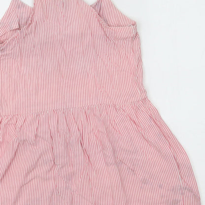 Atmosphere Womens Pink Striped Viscose Camisole Tank Size 6 Scoop Neck