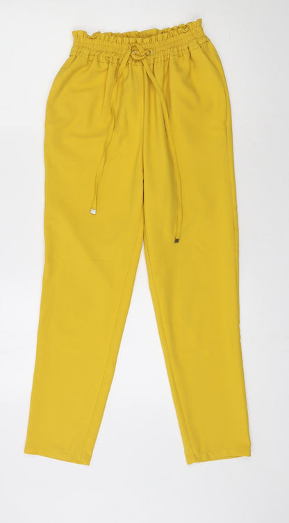 Womens UK Size 6 New Look Regular Fit  Yellow Trousers