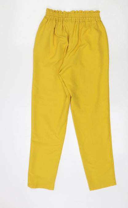 Womens UK Size 6 New Look Regular Fit  Yellow Trousers