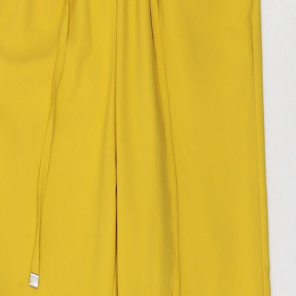 Womens UK Size 6 New Look Regular Fit  Yellow Trousers