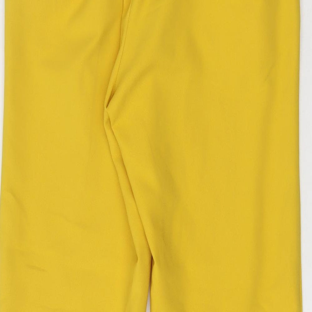 Womens UK Size 6 New Look Regular Fit  Yellow Trousers