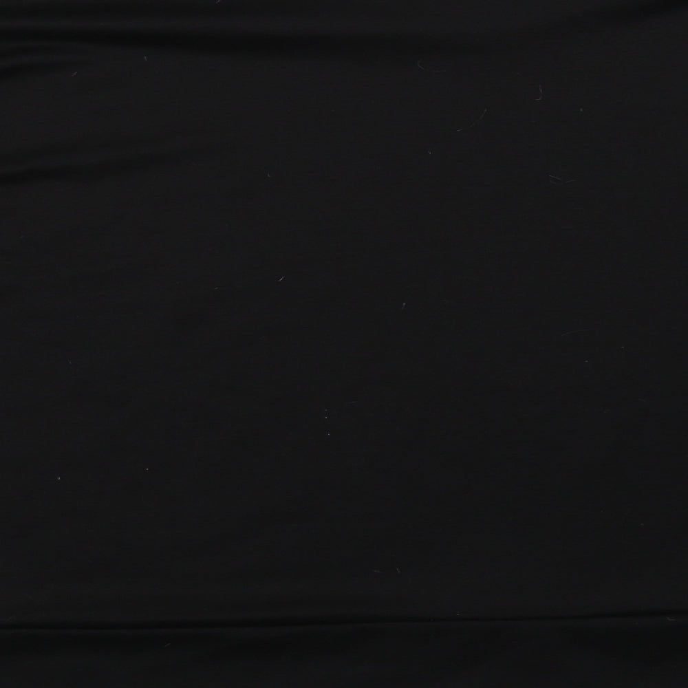 Kaaya Womens Black  Polyester Pullover Sweatshirt Size M
