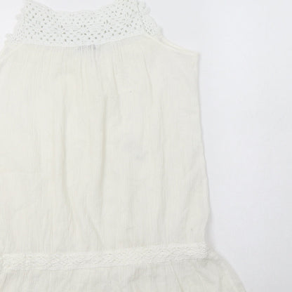 Womens UK Size 14 New Look Ivory Camisole Blouse