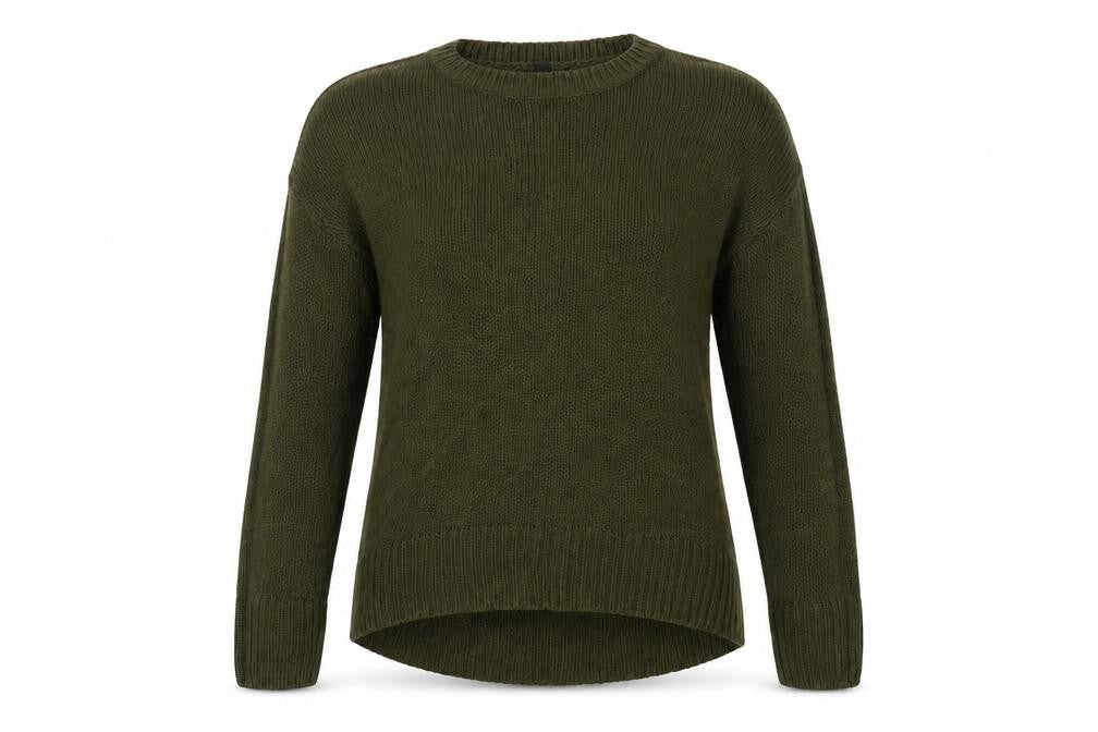 Womens UK Size M New Look Green Pullover Jumper
