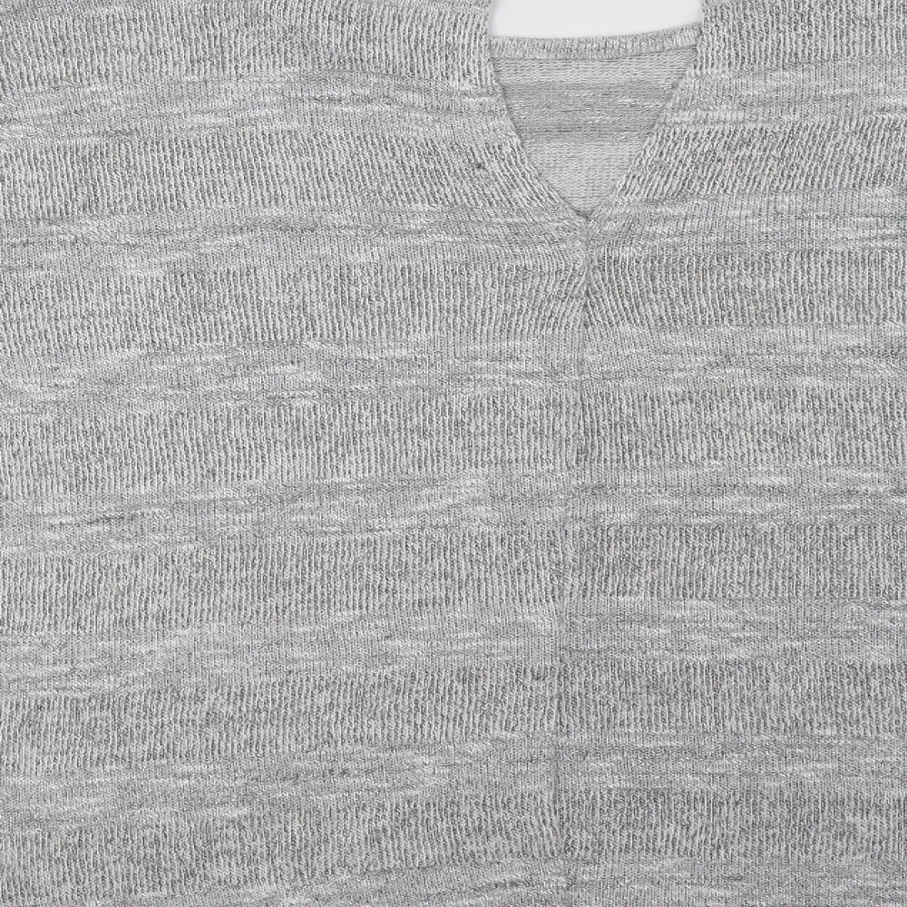 Womens UK Size M Papaya Grey Pullover Jumper
