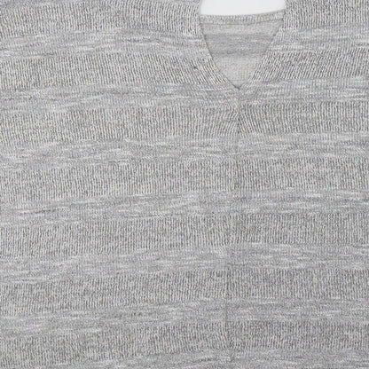 Womens UK Size M Papaya Grey Pullover Jumper