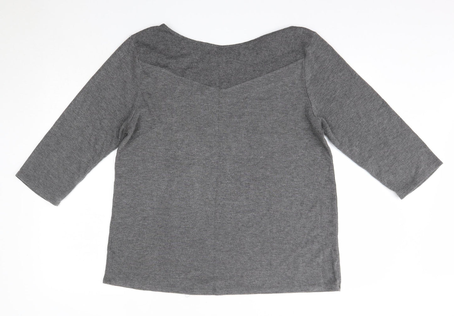 Womens UK Size XL Ellen Tracy Grey Pullover Jumper