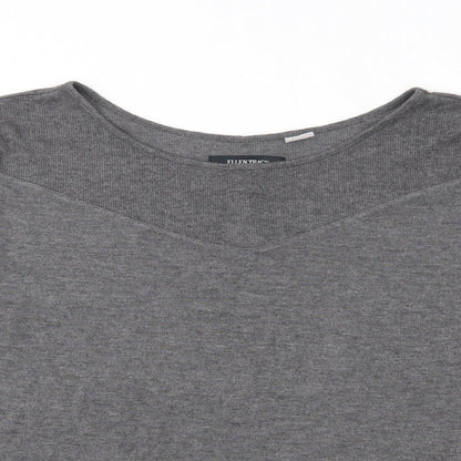 Womens UK Size XL Ellen Tracy Grey Pullover Jumper