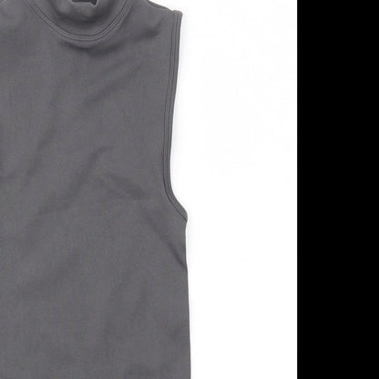 Primark  Womens Grey  Nylon Bodysuit One-Piece Size 2XS