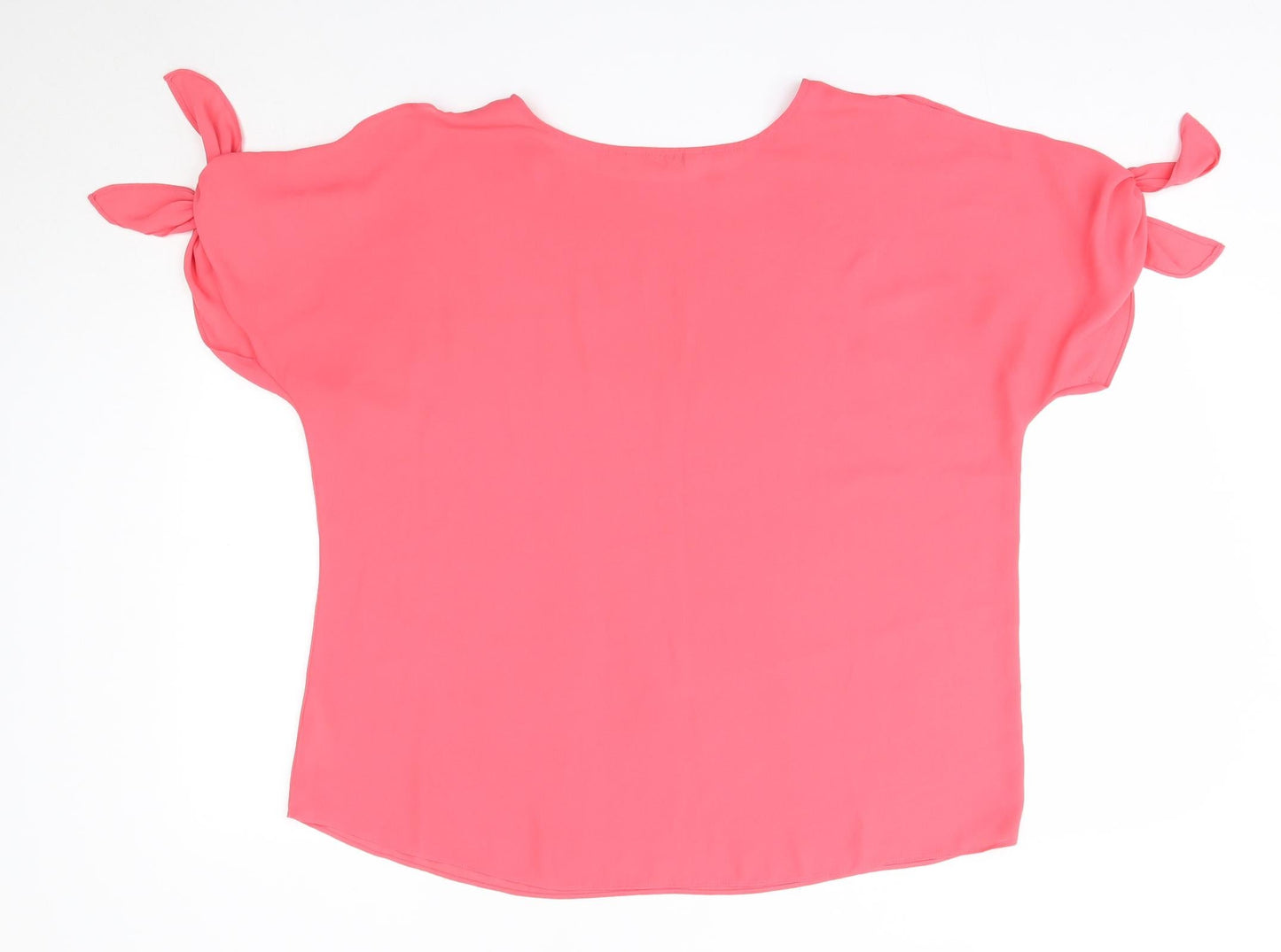Womens UK Size 14 Peacocks Pink Basic Blouse
