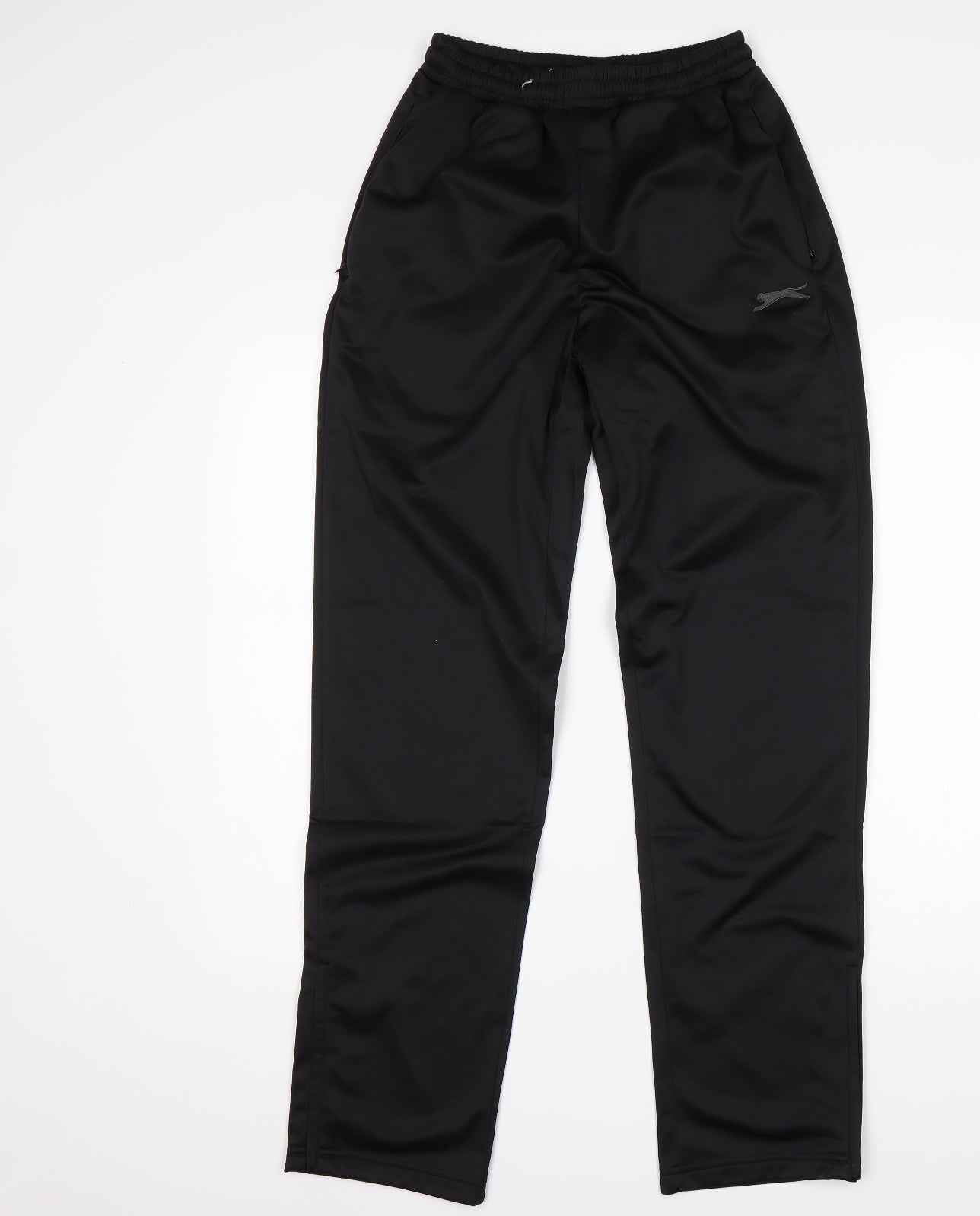 Slazenger Mens Black  Polyester Sweatpants Trousers Size XS L31 in Regular