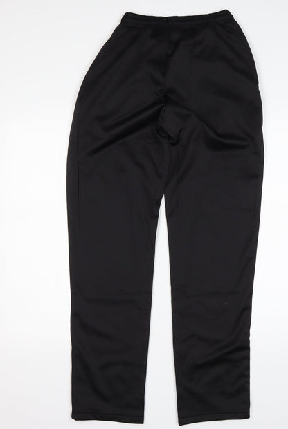 Slazenger Mens Black  Polyester Sweatpants Trousers Size XS L31 in Regular