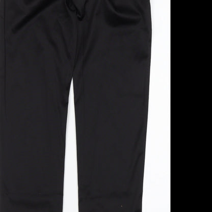 Slazenger Mens Black  Polyester Sweatpants Trousers Size XS L31 in Regular