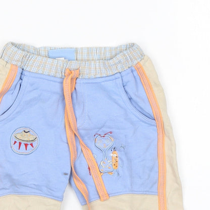 Dani  Boys Multicoloured  Cotton Sweatpants Trousers Size 12 Months