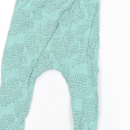 M&S Baby Green  Cotton Sweatpants Trousers Size 12-18 Months