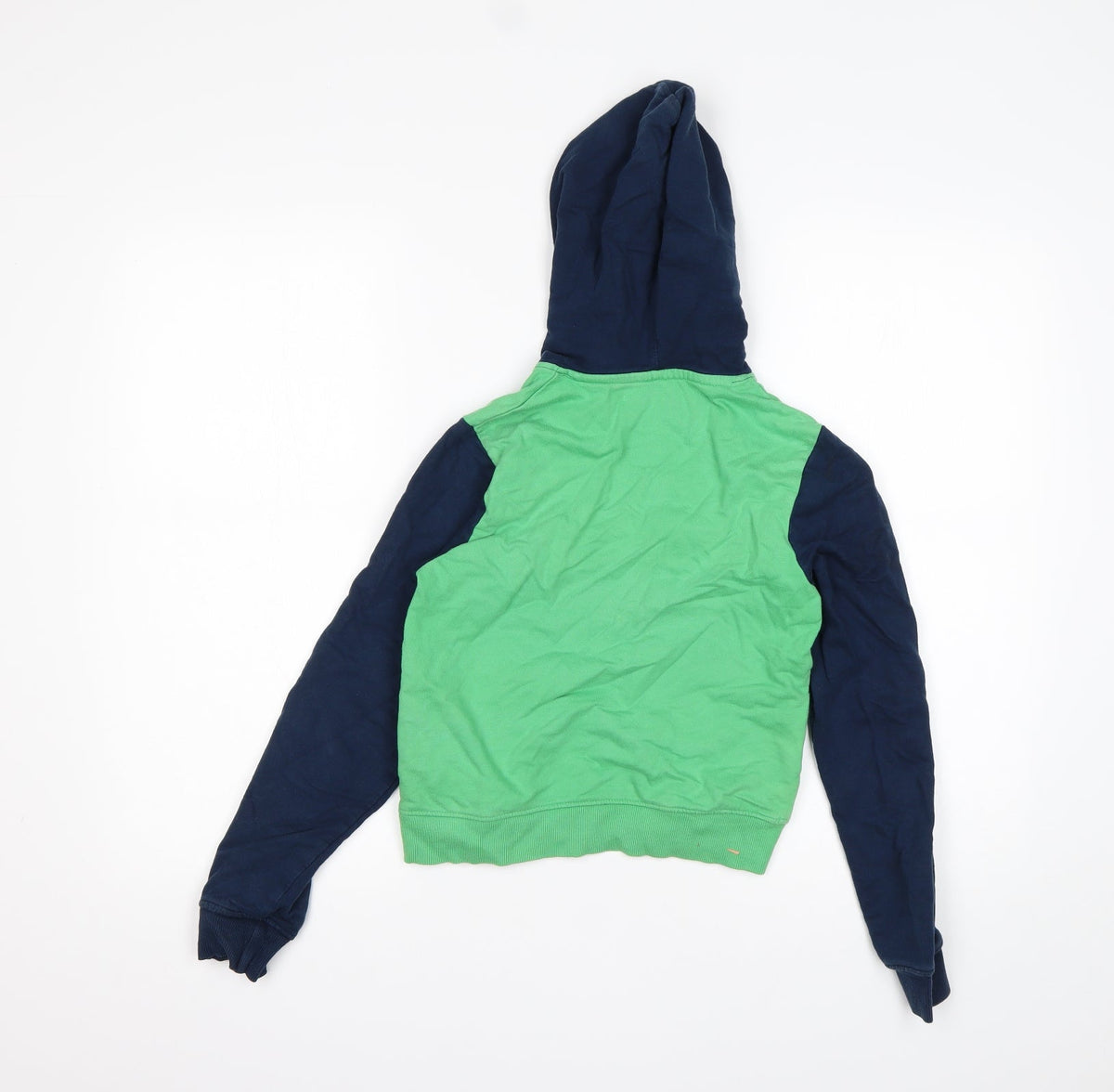 Back view of Max boys’ multicoloured cotton pullover hoodie, size 8-9, years