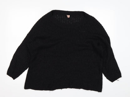Womens UK Size S Sweewe Black Pullover Jumper