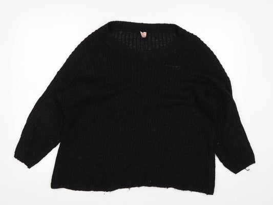 Womens UK Size S Sweewe Black Pullover Jumper