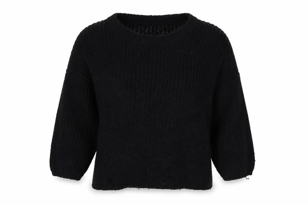 Womens UK Size S Sweewe Black Pullover Jumper