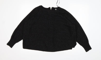 Womens UK Size 12 Goldigga Black Pullover Jumper