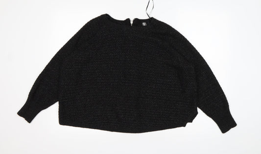 Womens UK Size 12 Goldigga Black Pullover Jumper