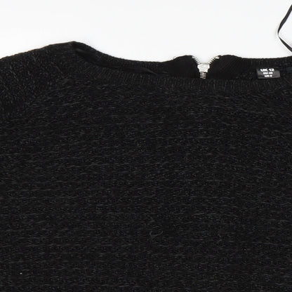 Womens UK Size 12 Goldigga Black Pullover Jumper