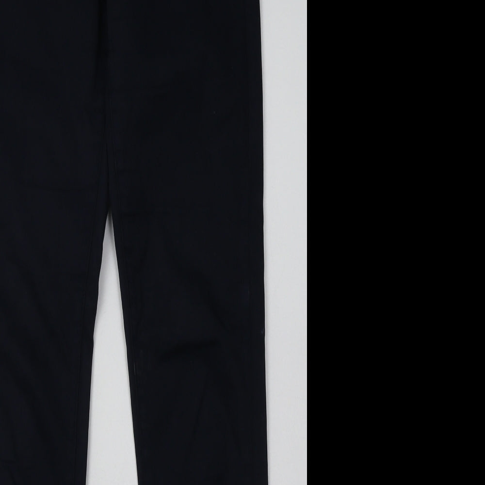 Sud Express Womens Blue  Cotton Straight Jeans Size 8 L32 in Regular Button