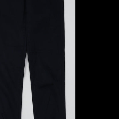 Sud Express Womens Blue  Cotton Straight Jeans Size 8 L32 in Regular Button