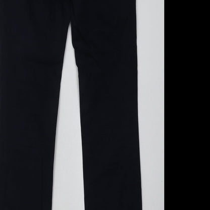 Sud Express Womens Blue  Cotton Straight Jeans Size 8 L32 in Regular Button