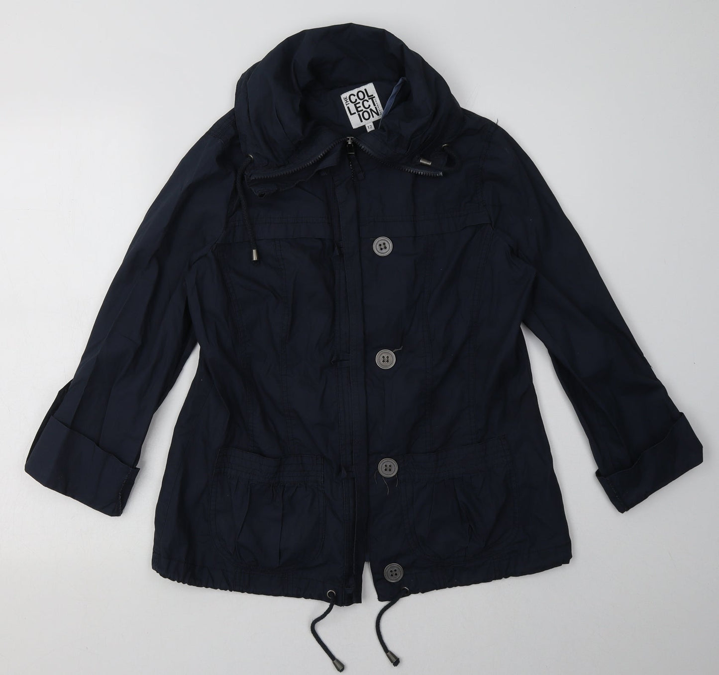 Debenhams Womens Blue   Jacket  Size 12  Zip
