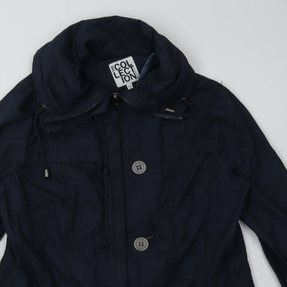 Debenhams Womens Blue   Jacket  Size 12  Zip
