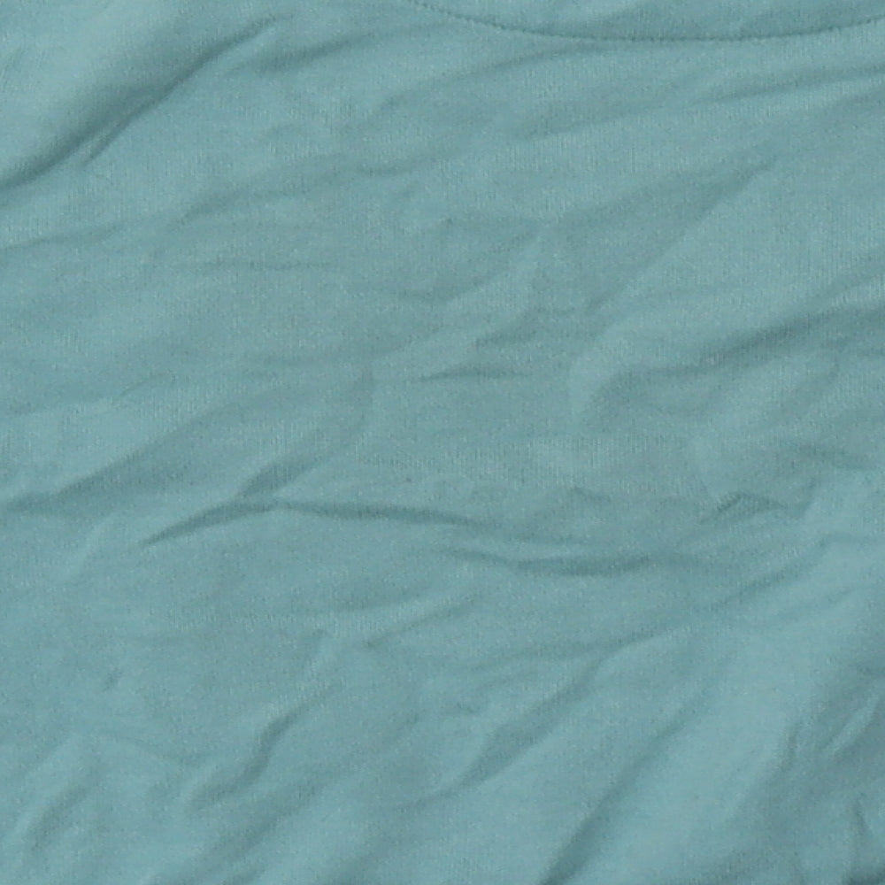 Marks and Spencer Girls Blue  Cotton Basic Casual Size 10-11 Years Crew Neck Pullover - ill do it later