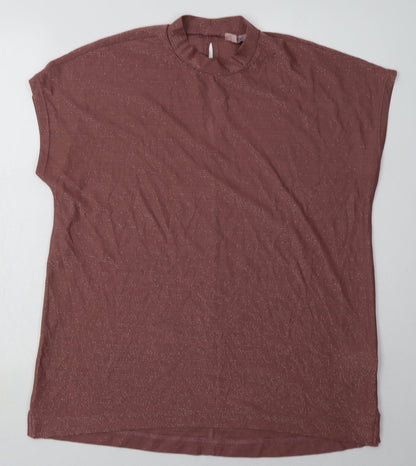 Womens UK Size 16 NEXT Purple Basic T-Shirt