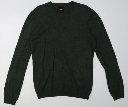 Mens UK Size M ASOS Green Pullover Sweatshirt
