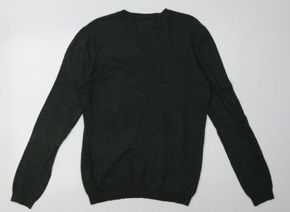 Mens UK Size M ASOS Green Pullover Sweatshirt