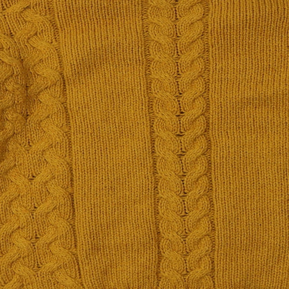 Matalan Womens Yellow  Acrylic Pullover Sweatshirt Size XS  Pullover