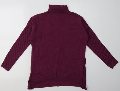 Additional front view of Primark women’s purple cotton pullover sweatshirt, size S, pullover