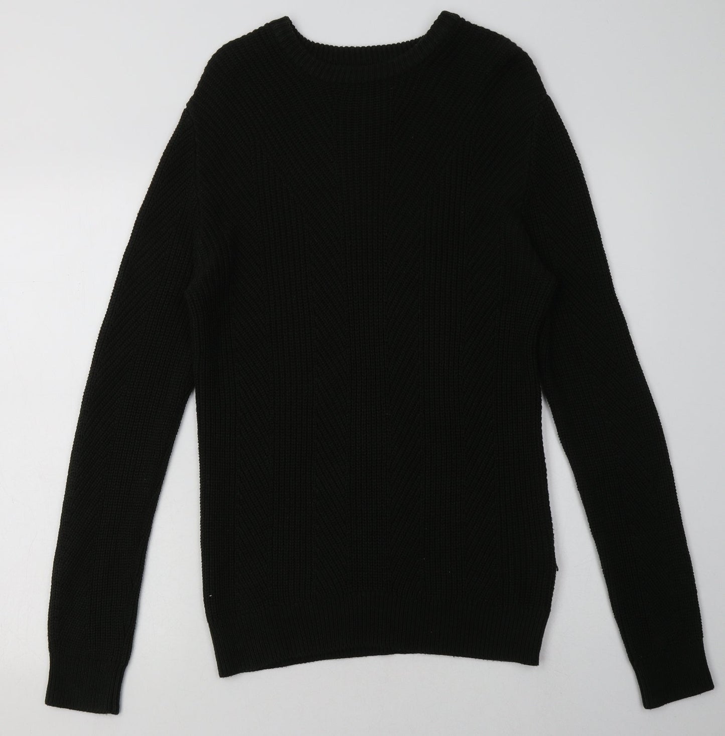 H&M Womens Green  Acrylic Pullover Sweatshirt Size M  Pullover