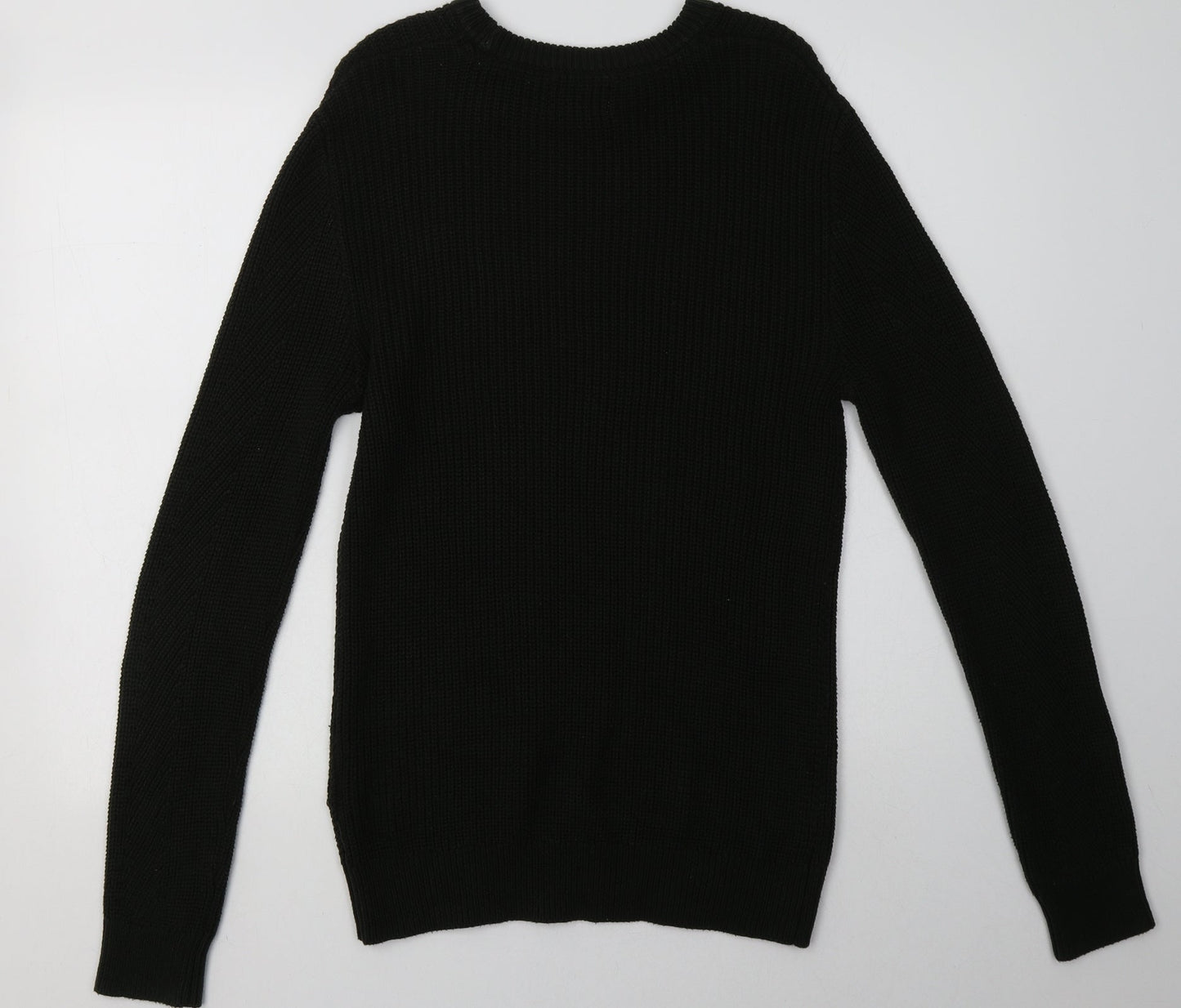 H&M Womens Green  Acrylic Pullover Sweatshirt Size M  Pullover