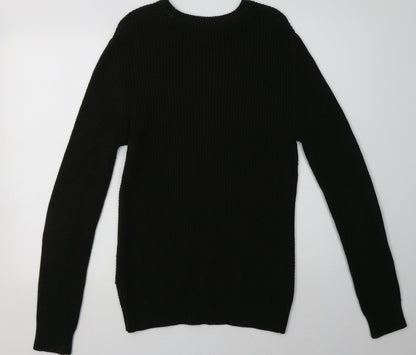 H&M Womens Green  Acrylic Pullover Sweatshirt Size M  Pullover