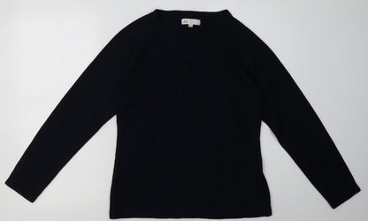 Additional front view of Ne Sports women’s blue polyester pullover sweatshirt, size UK 12, pullover