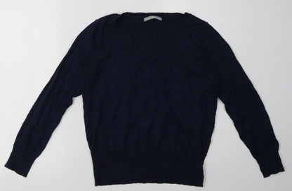 Womens UK Size 14 Marks and Spencer Blue Pullover Sweatshirt