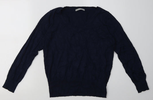 Womens UK Size 14 Marks and Spencer Blue Pullover Sweatshirt