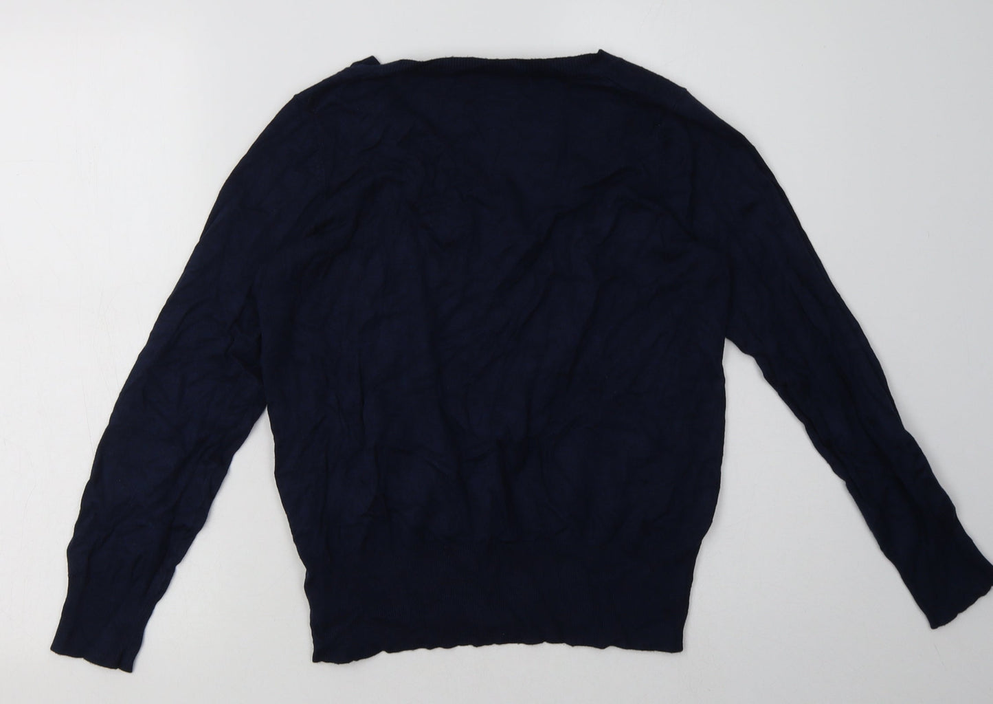 Womens UK Size 14 Marks and Spencer Blue Pullover Sweatshirt