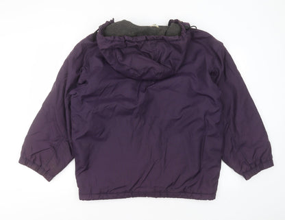 C&A Girls Purple   Jacket Coat Size 13 Years  Zip