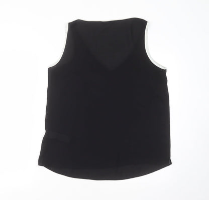 Womens UK Size 14 Marks and Spencer Black Basic Blouse